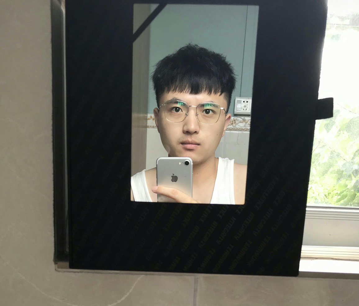 Original mirror photo uploaded for Ahab's Show
